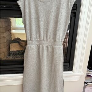 Lou & Grey Light Gray Midi Dress